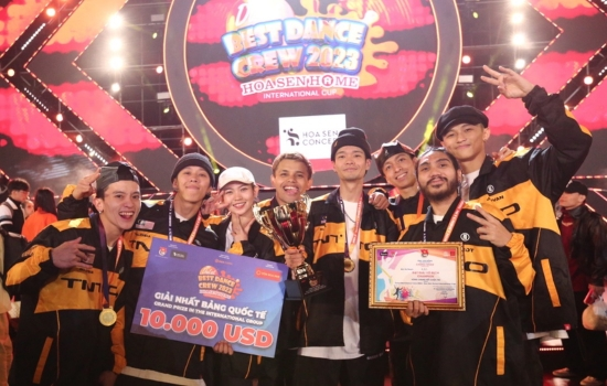 K.O.B Nation (Malaysia) đoạt giải quán quân bảng Quốc tế Dalat Best Dance Crew 2023 - Hoa Sen Home International Cup